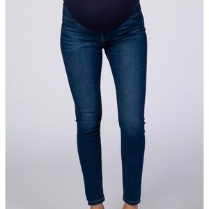 PinkBlush Navy Blue Skinny Maternity Jeans